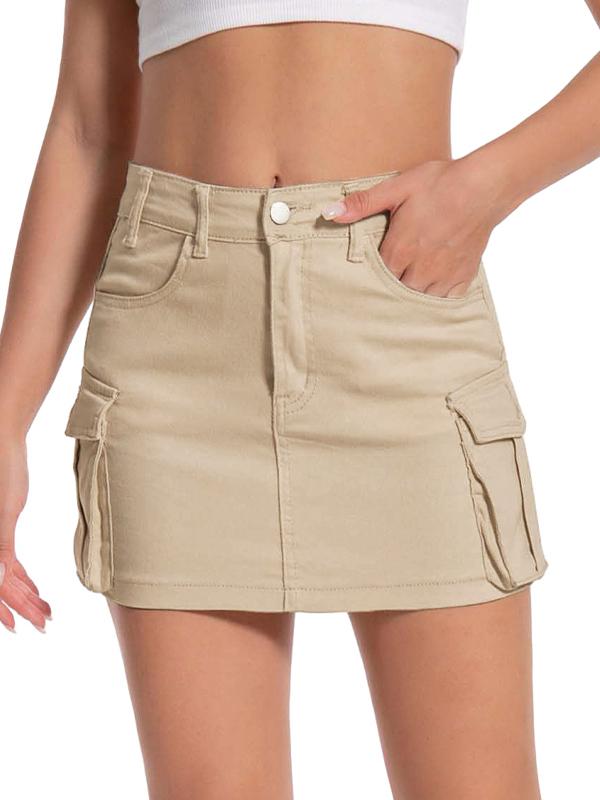 Multi Pocket Mini Skirt Product Image