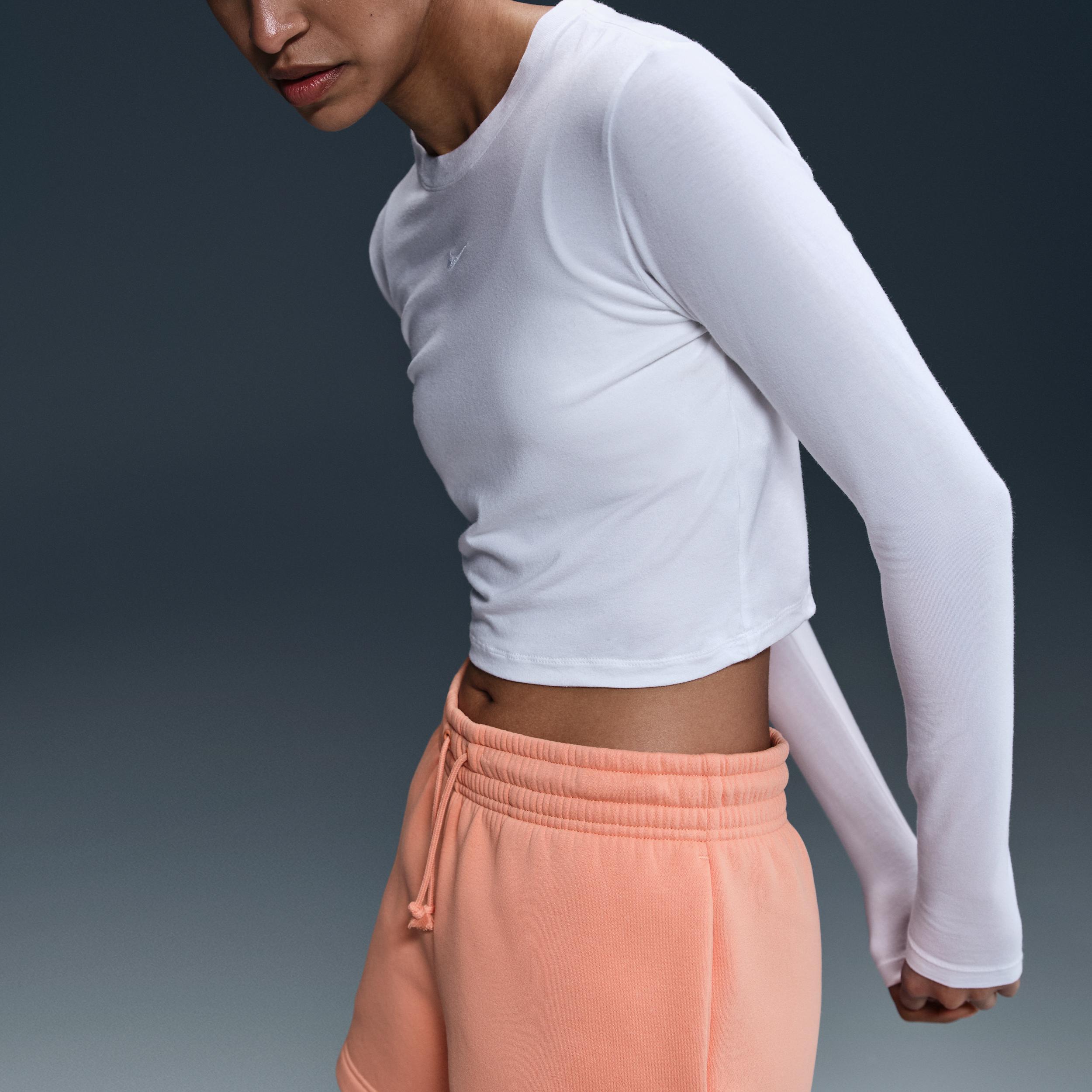 Women's Nike Sportswear Phoenix Fleece Mid-Rise 4" Shorts Product Image