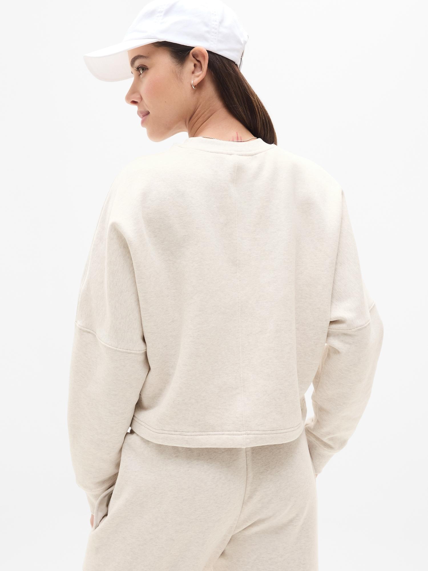 Forever Fleece Dolman Crop Sweatshirt Product Image