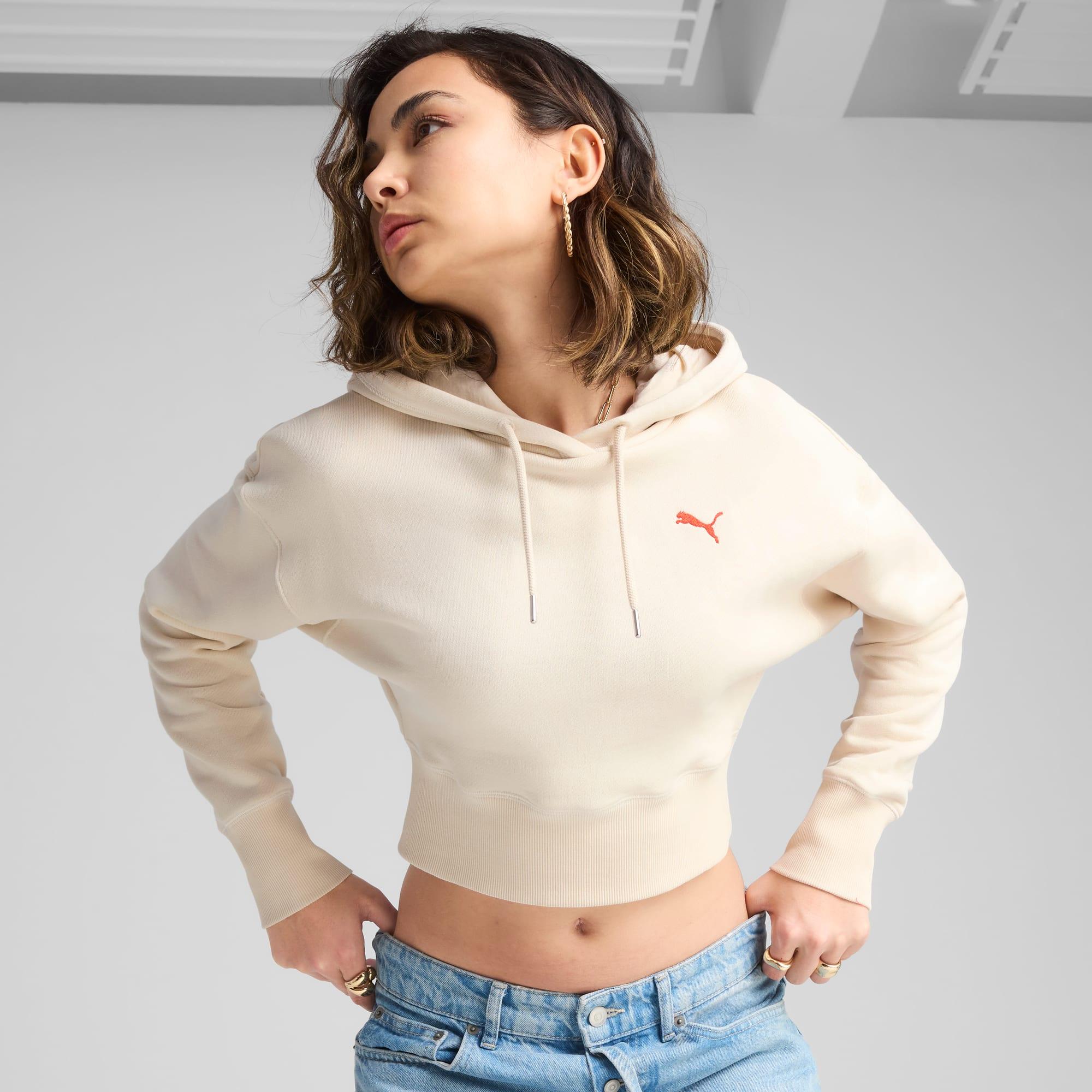 Premium Essentials Women's Relaxed Graphic Hoodie Product Image