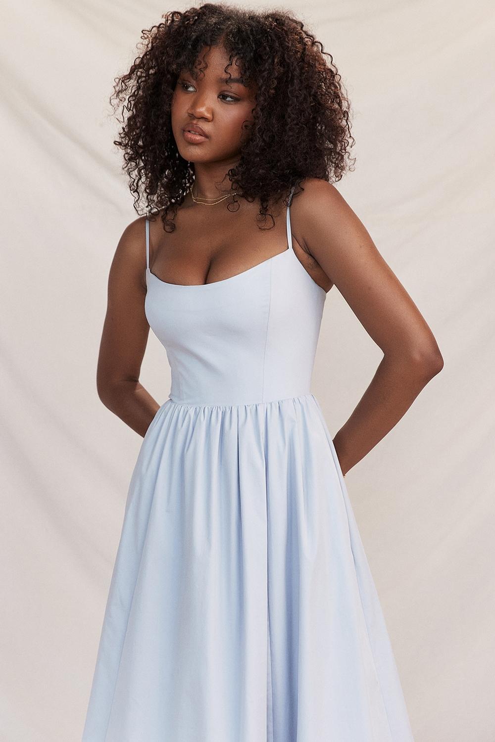 Lolita  soft blue corset sundress Product Image