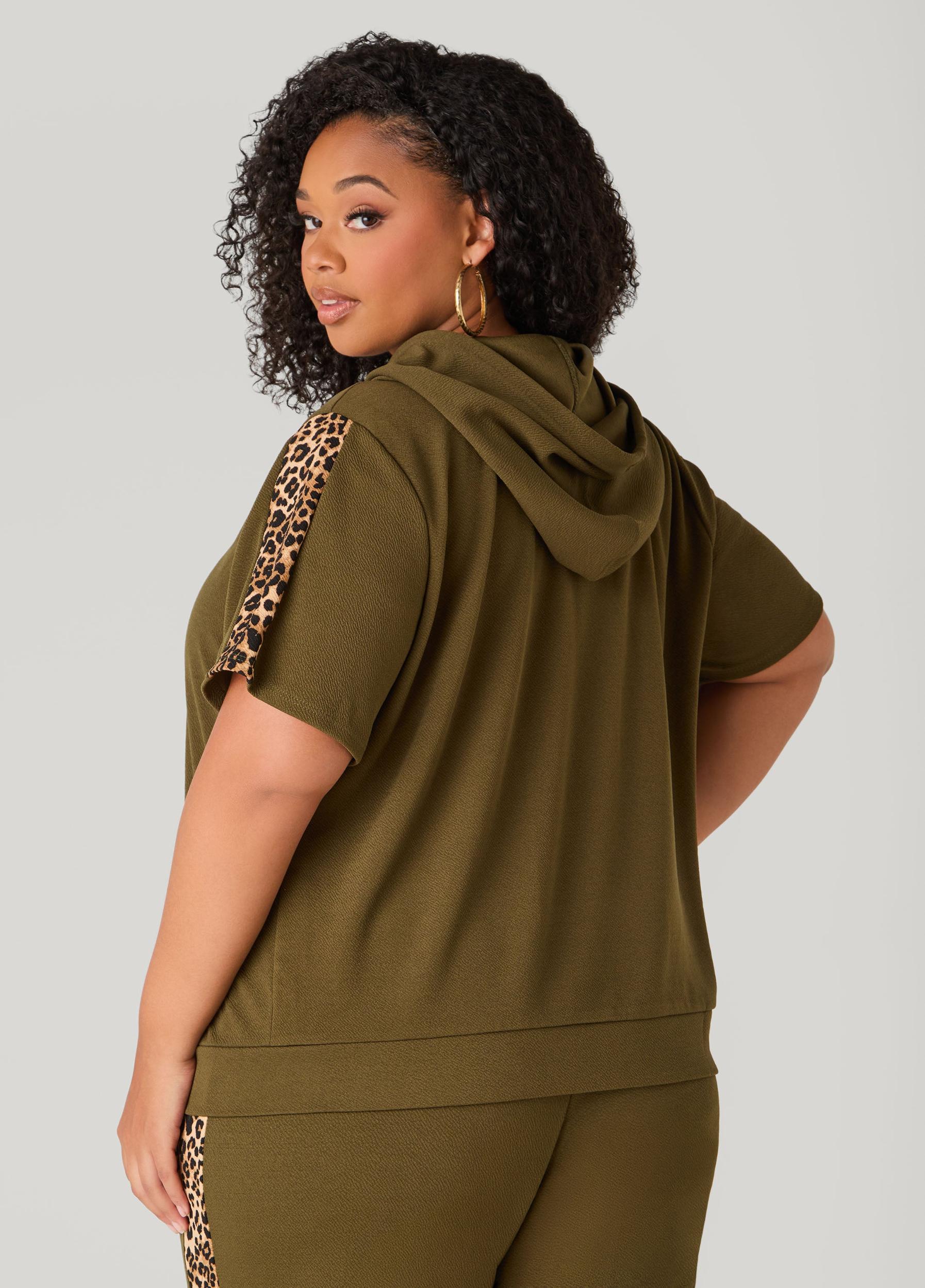 Animal Paneled Hoodie Product Image