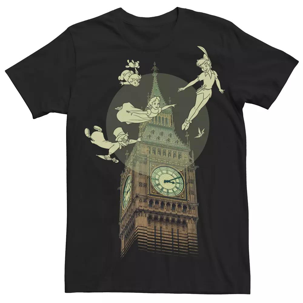Disney's Peter Pan Group Shot Big Ben Men's Tee,  Product Image