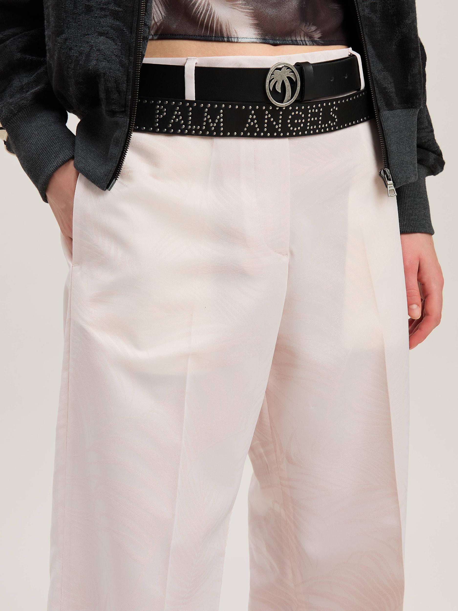 PALMS JACQUARD WIDE PANTS SOFT PINK - SO Product Image