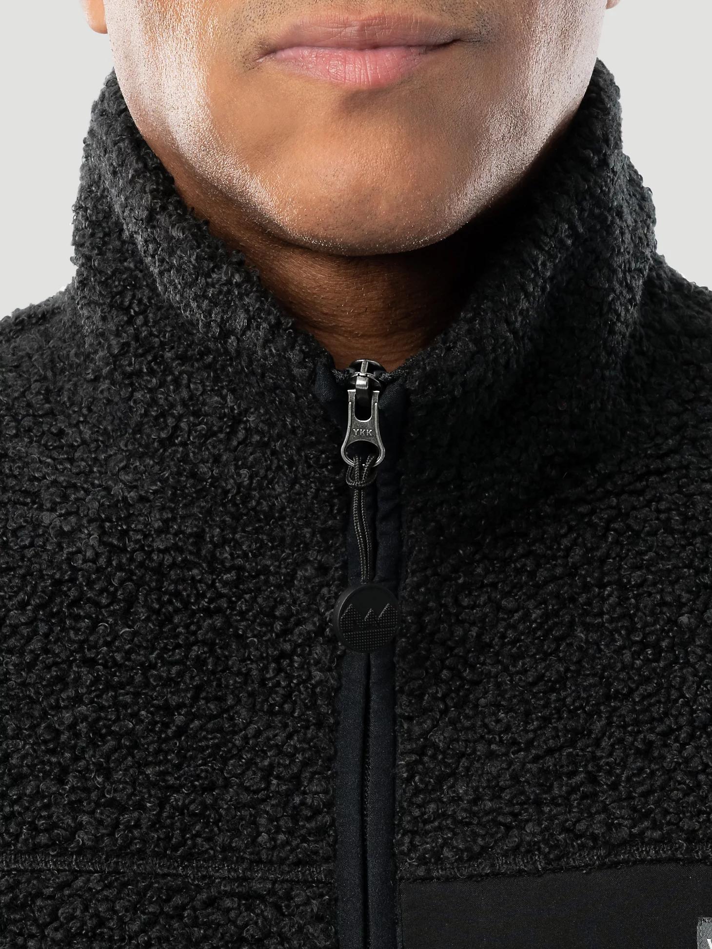 Men's Wrangler ATG™ Sherpa Utility Hiking Vest Caviar Product Image