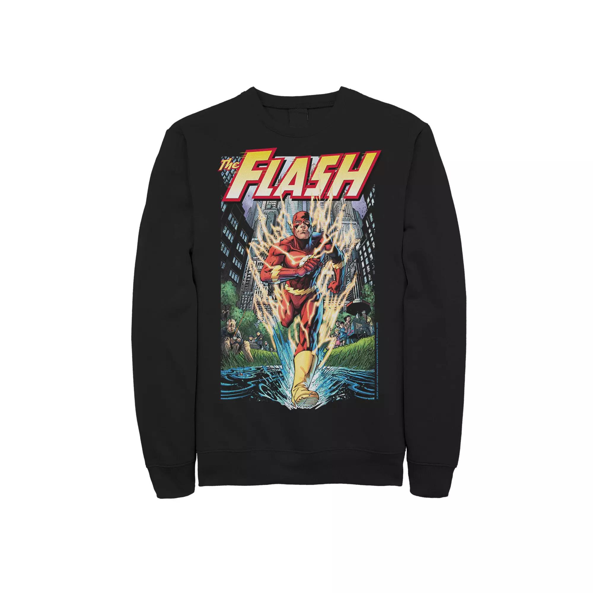 Big & Tall DC Comics The Flash Modern Comic Cover Sweatshirt, Men's,  Product Image