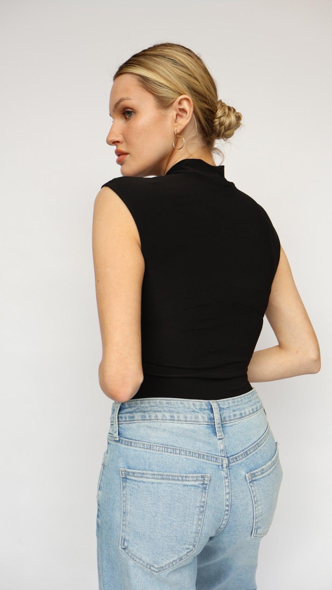 Sleeveless Mock Neck Top Product Image