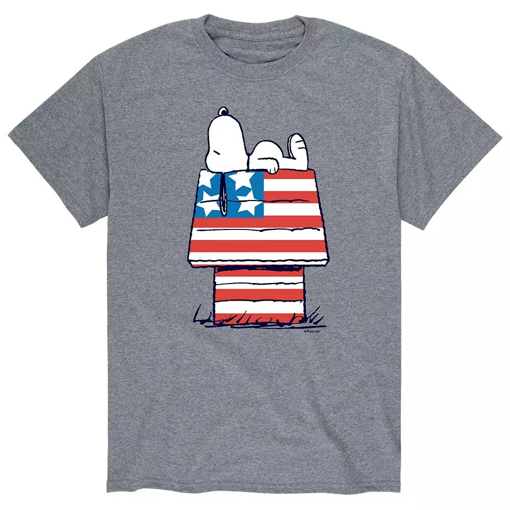 Men's Peanuts Flag House Tee,  Product Image
