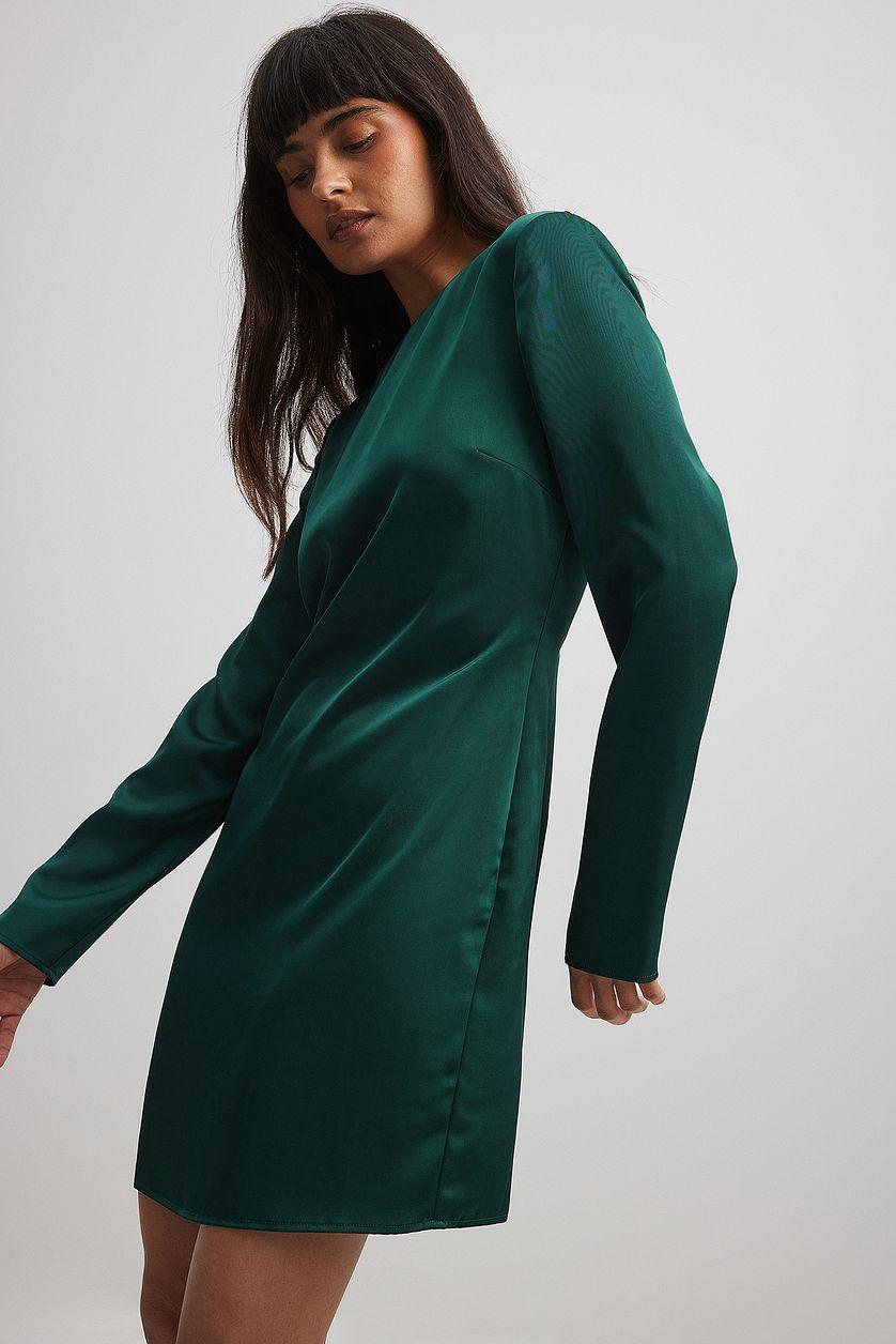 Asymmetric Open Back Mini Dress Product Image