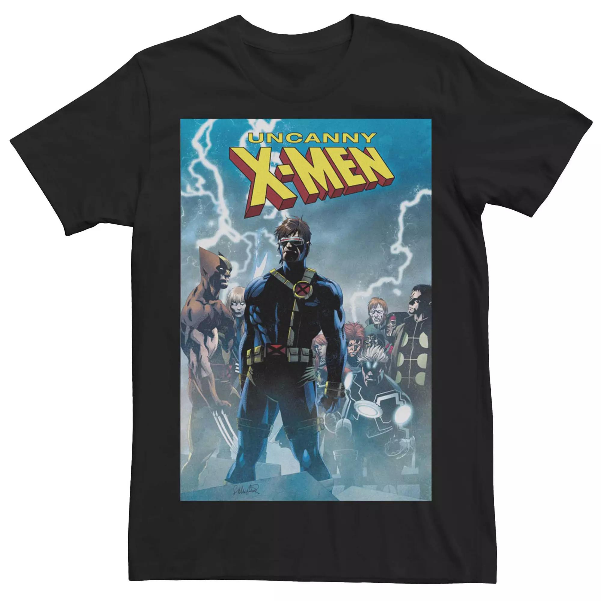 Men's Marvel Uncanny X-Men Group Comic Cover Graphic Tee,  Product Image