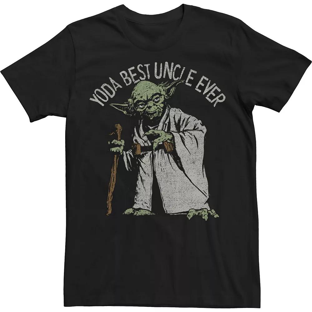 Big & Tall Star Wars Yoda Best Uncle Ever Portrait Tee, Men's,  Product Image