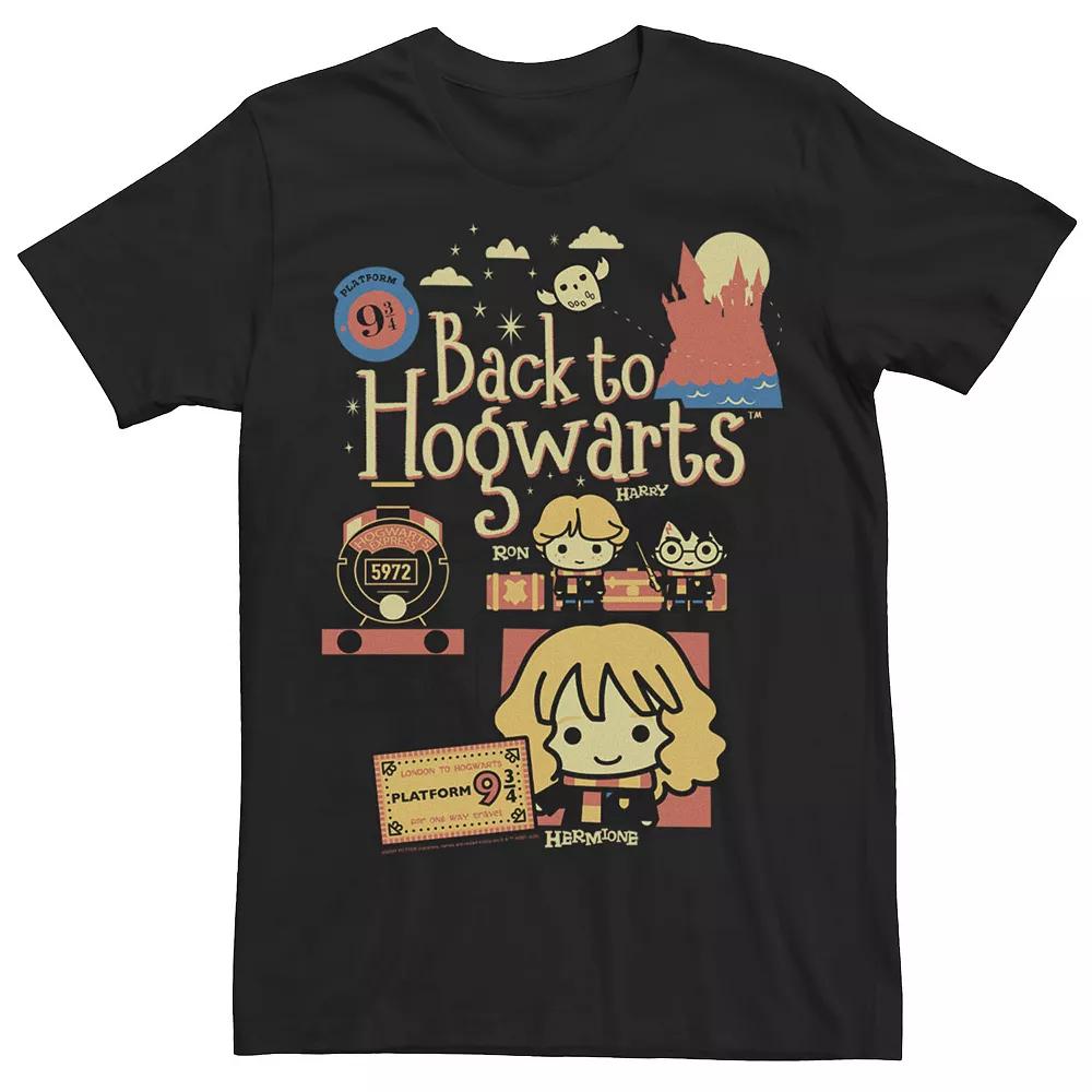 Men's Harry Potter Chibi Back To Hogwarts Tee,  Product Image