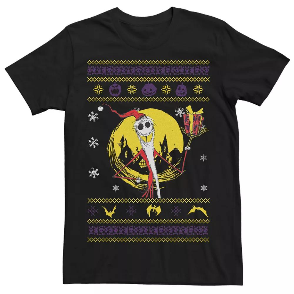 Disney's The Nightmare Before Christmas Ugly Sweater Graphic Tee, Men's,  Product Image