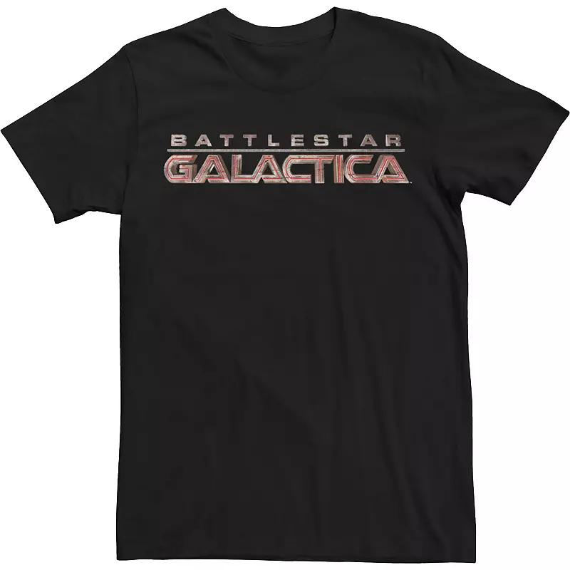 Men's Battlestar Galactica Red Title Logo Tee,  Product Image