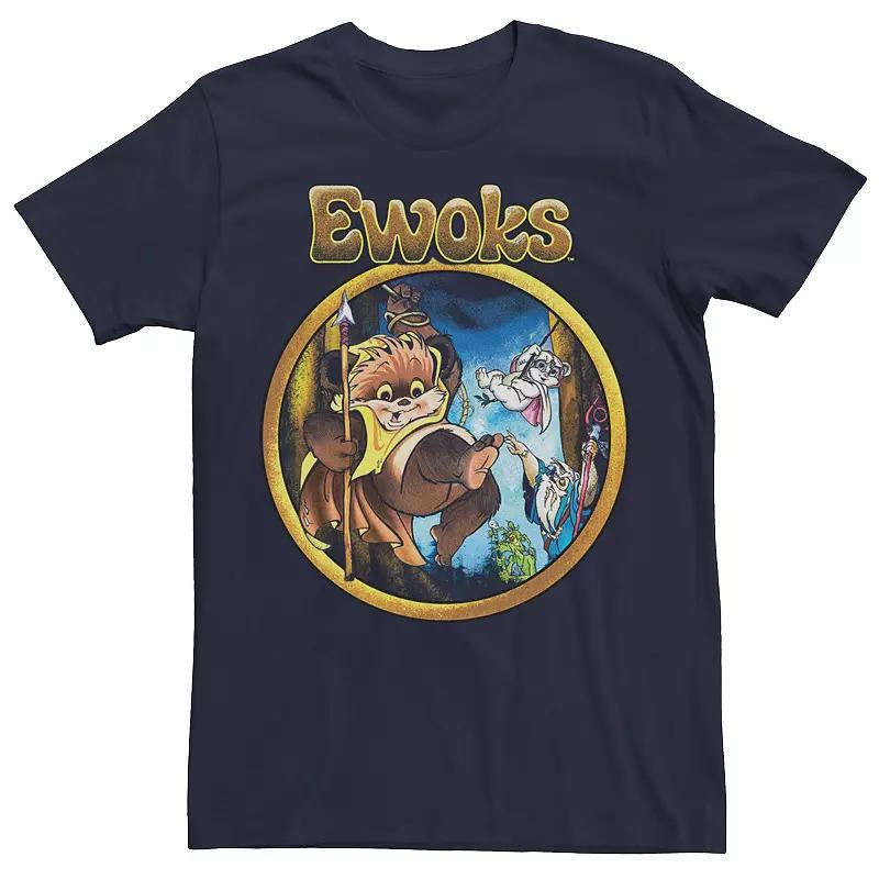 Men's Star Wars Ewok Wicket Swinger Comic Tee,  Product Image