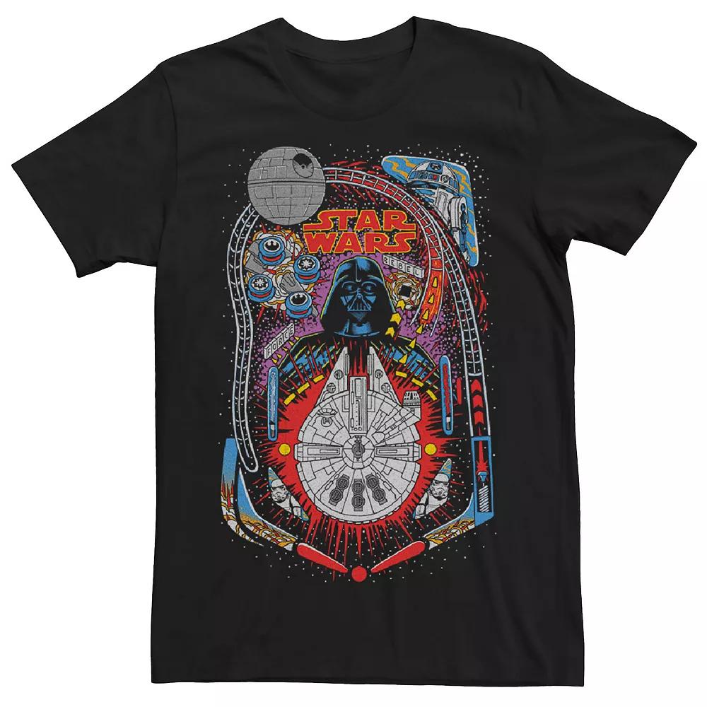 Big & Tall Star Wars Darth Vader Death Star Pinball Tee, Men's,  Product Image