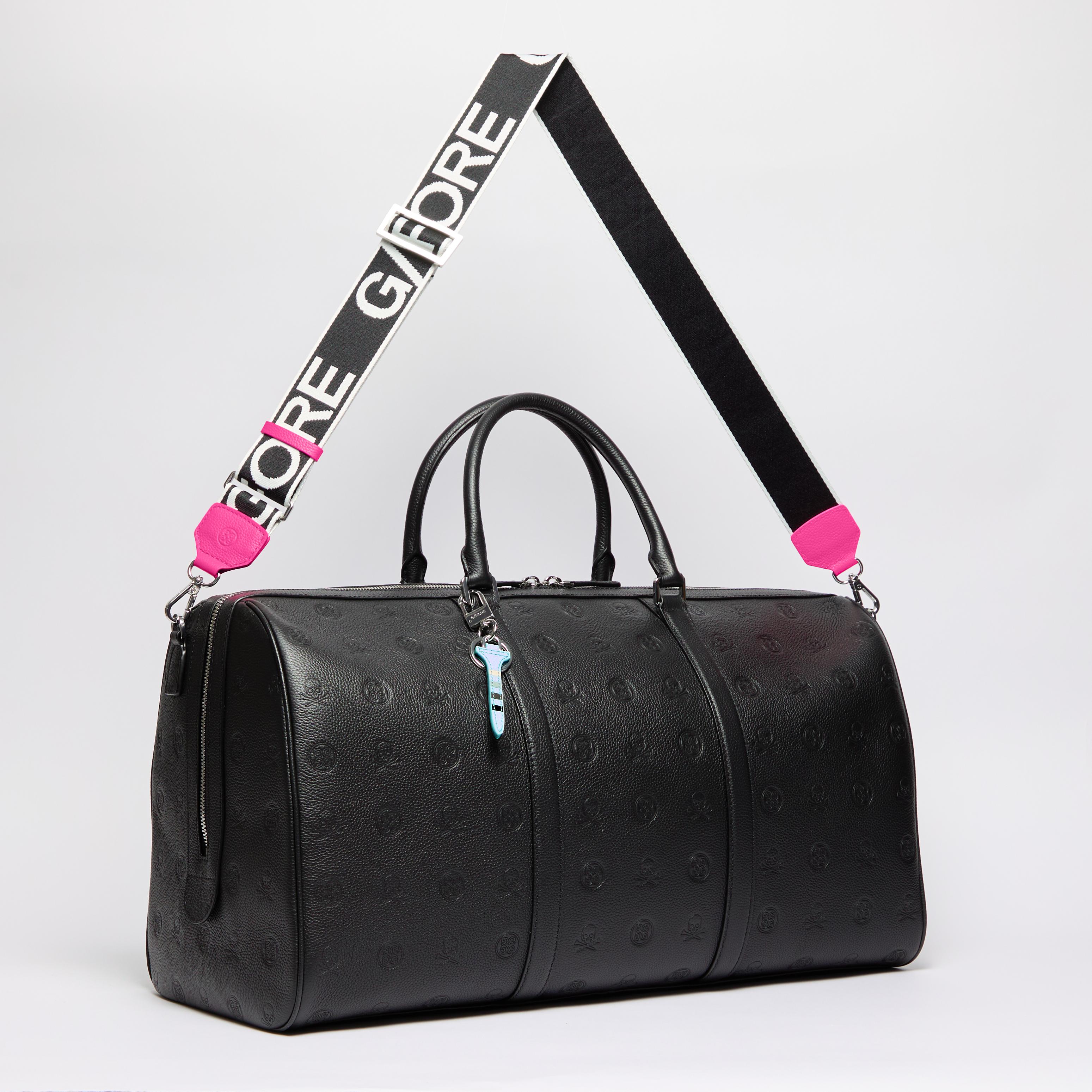 EMBOSSED SKULL & TEES LEATHER WEEKENDER Product Image