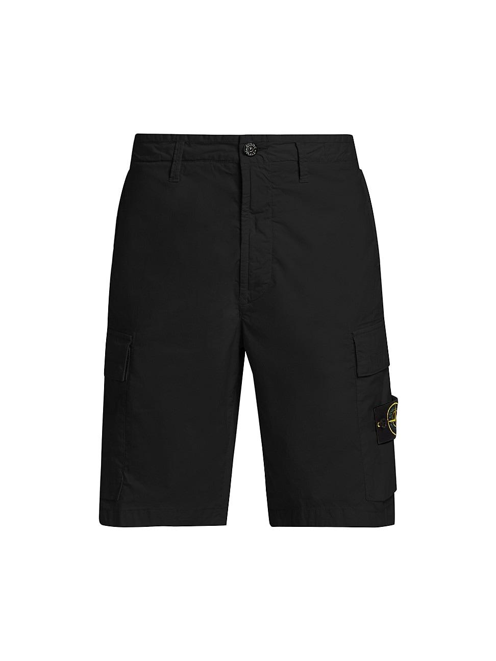 Mens Cotton-Blend Bermuda Shorts Product Image