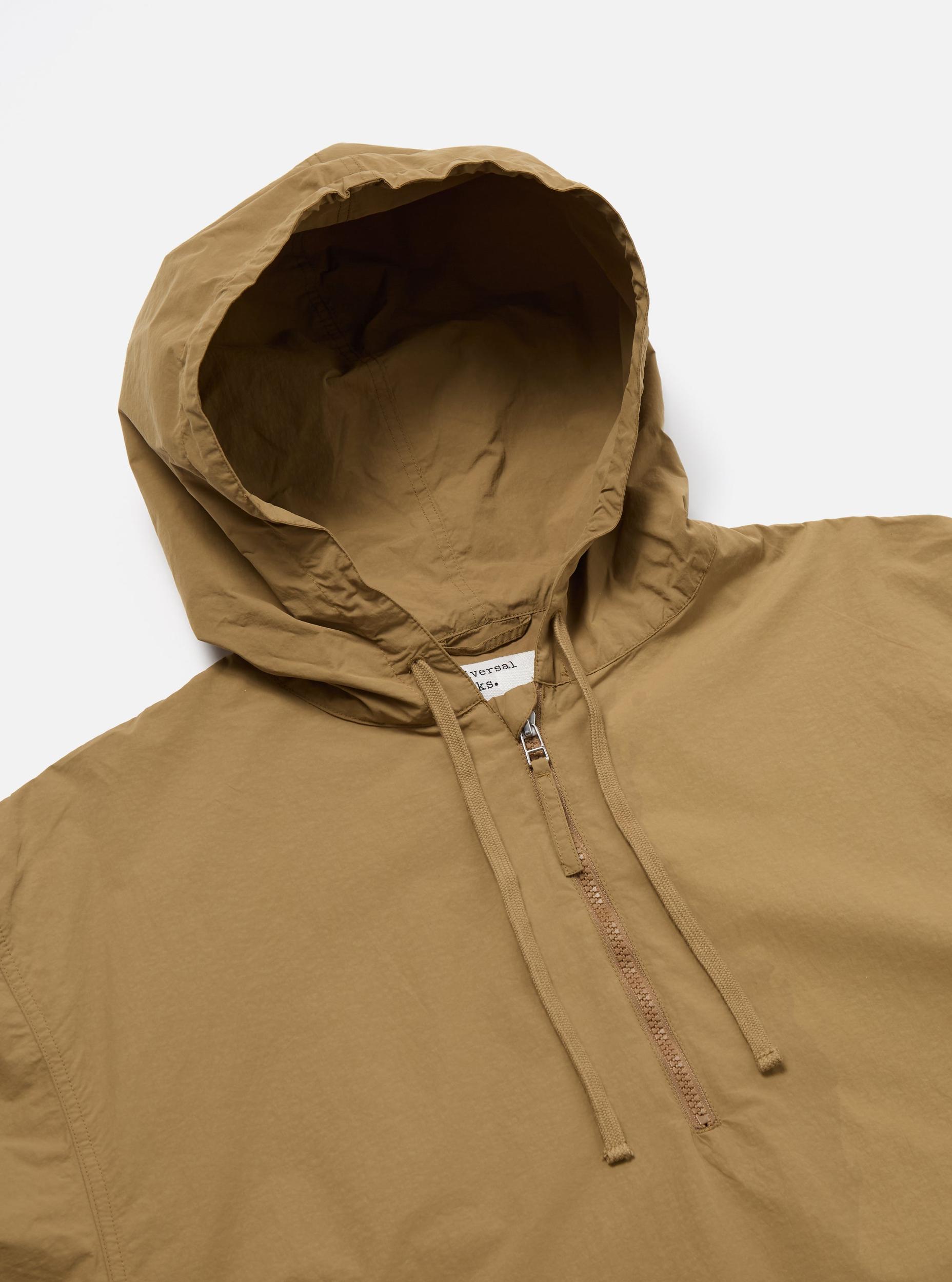 Universal Works Liam Jacket in Dark Sand Peach Recycled Nylon Product Image