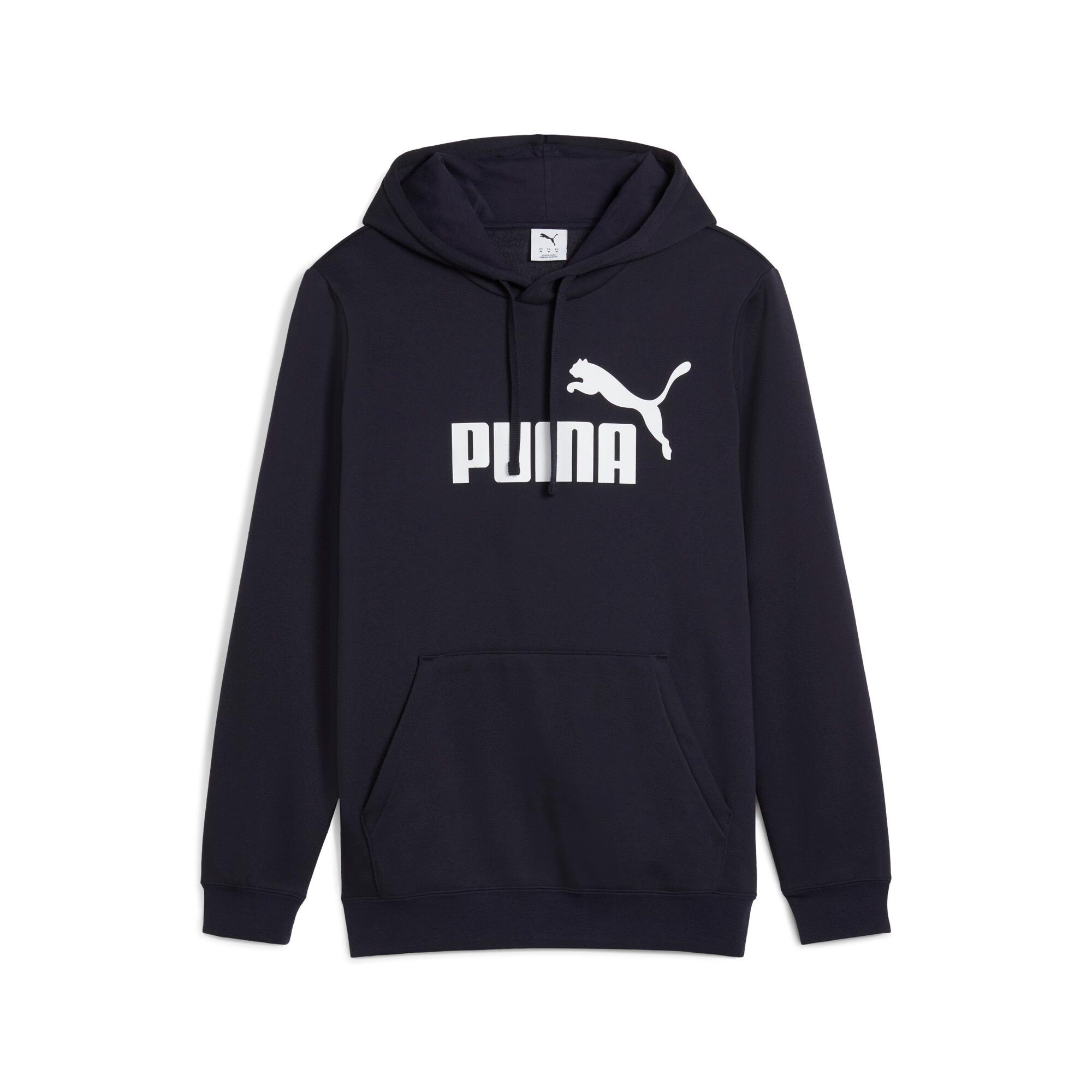 PUMA Essentials No. 1 Logo Men's Hoodie in Dark Blue Product Image