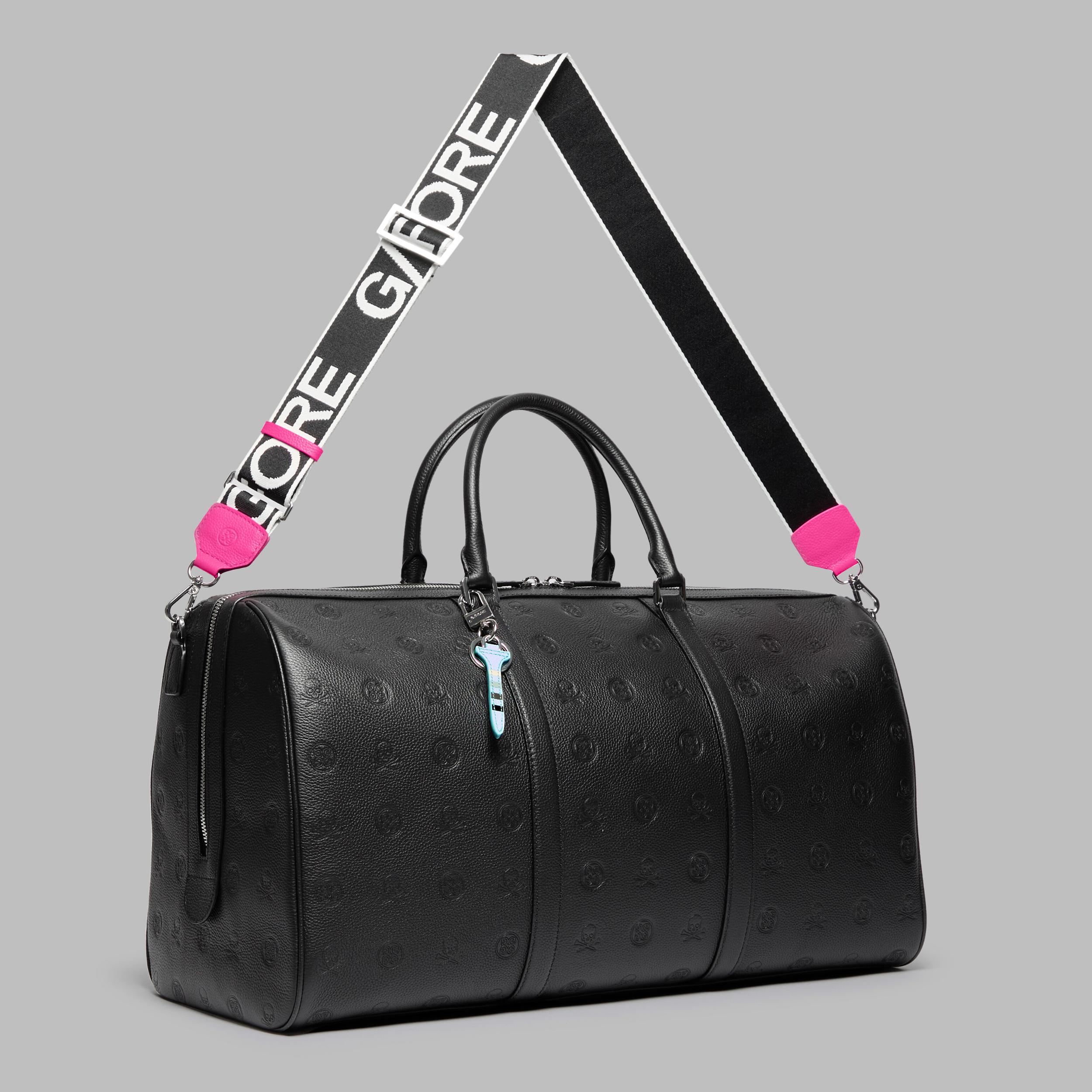 EMBOSSED SKULL & TEES LEATHER WEEKENDER Product Image