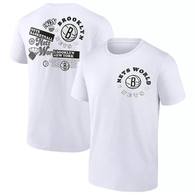 Men's Fanatics Branded White Brooklyn Nets Street Collective T-Shirt,  Product Image