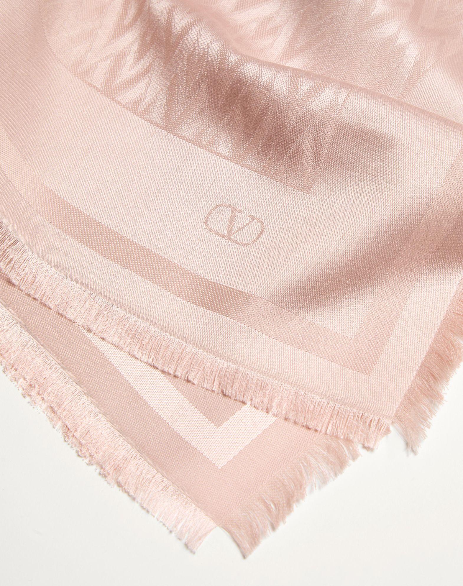 Toute La V Wool And Silk Shawl  Product Image