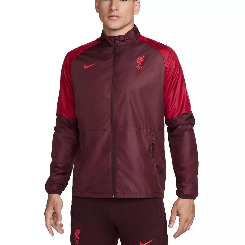 Men's Nike Burgundy Liverpool Academy AWF Full-Zip Jacket, Size: Small, Lvp Med Re Product Image