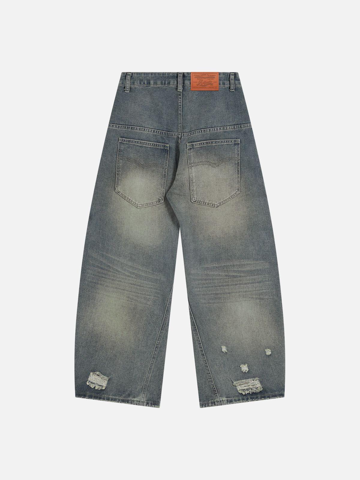 Aelfric Eden Distressed Super Baggy Barrel Jeans Product Image