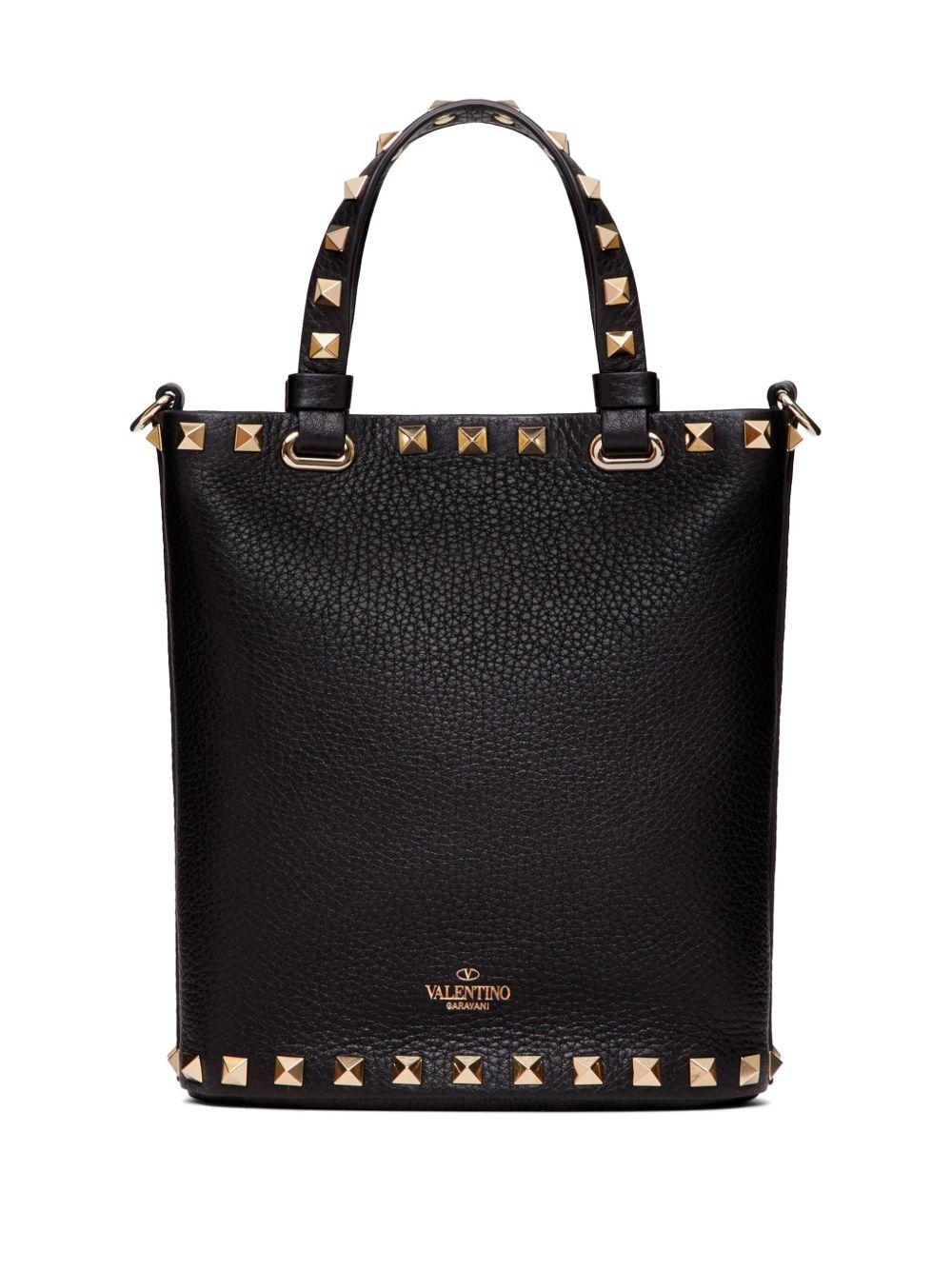 Rockstud leather crossbody bag Product Image