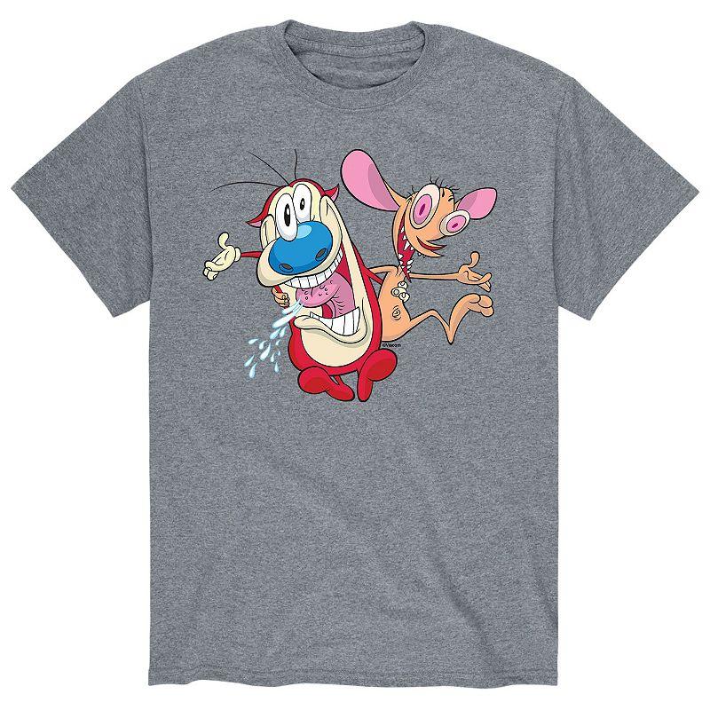 Men's Ren & Stimpy Skipping Tee,  Product Image
