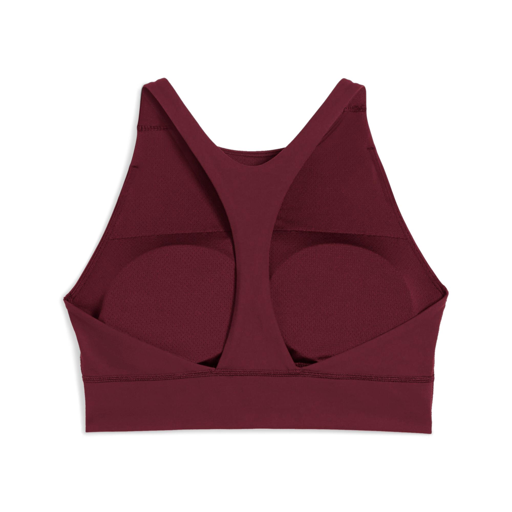 PUMA Shapeluxe High Neck Women's Moisture Wicking, Mid Impact Sports Bra Product Image