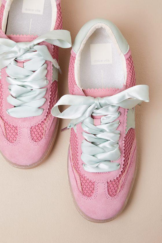 Notice Rose Multi Woven Mesh Sneakers Product Image