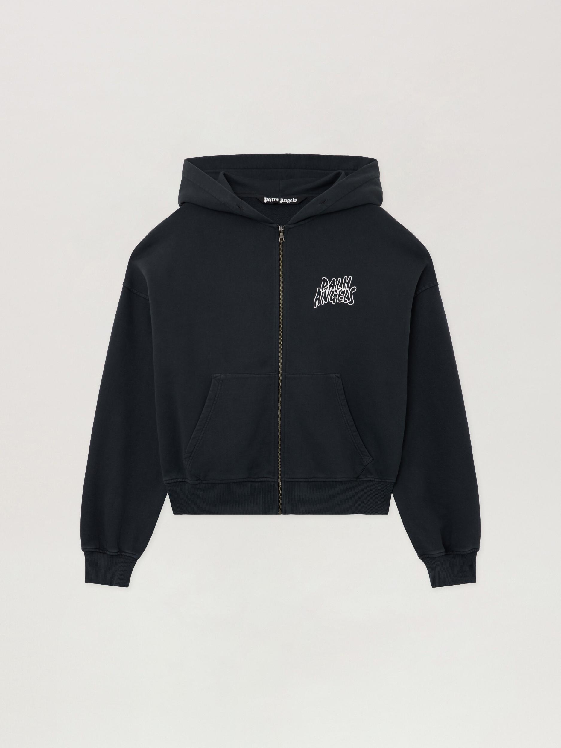 Palm Leaf Loose Zip Hoodie Product Image