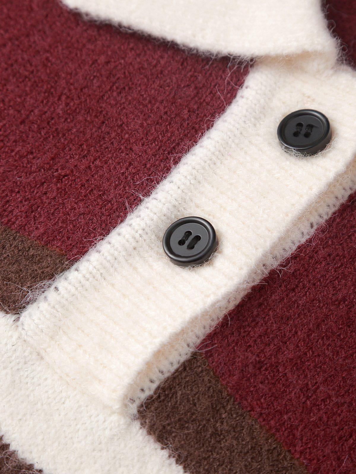 Aelfric Eden Stripe Polo Sweater Product Image