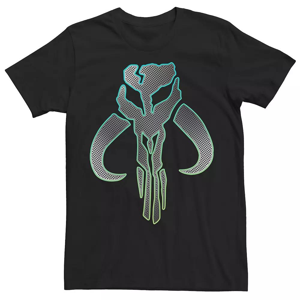 Men's Star Wars: The Mandalorian Silver Logo Tee,  Product Image