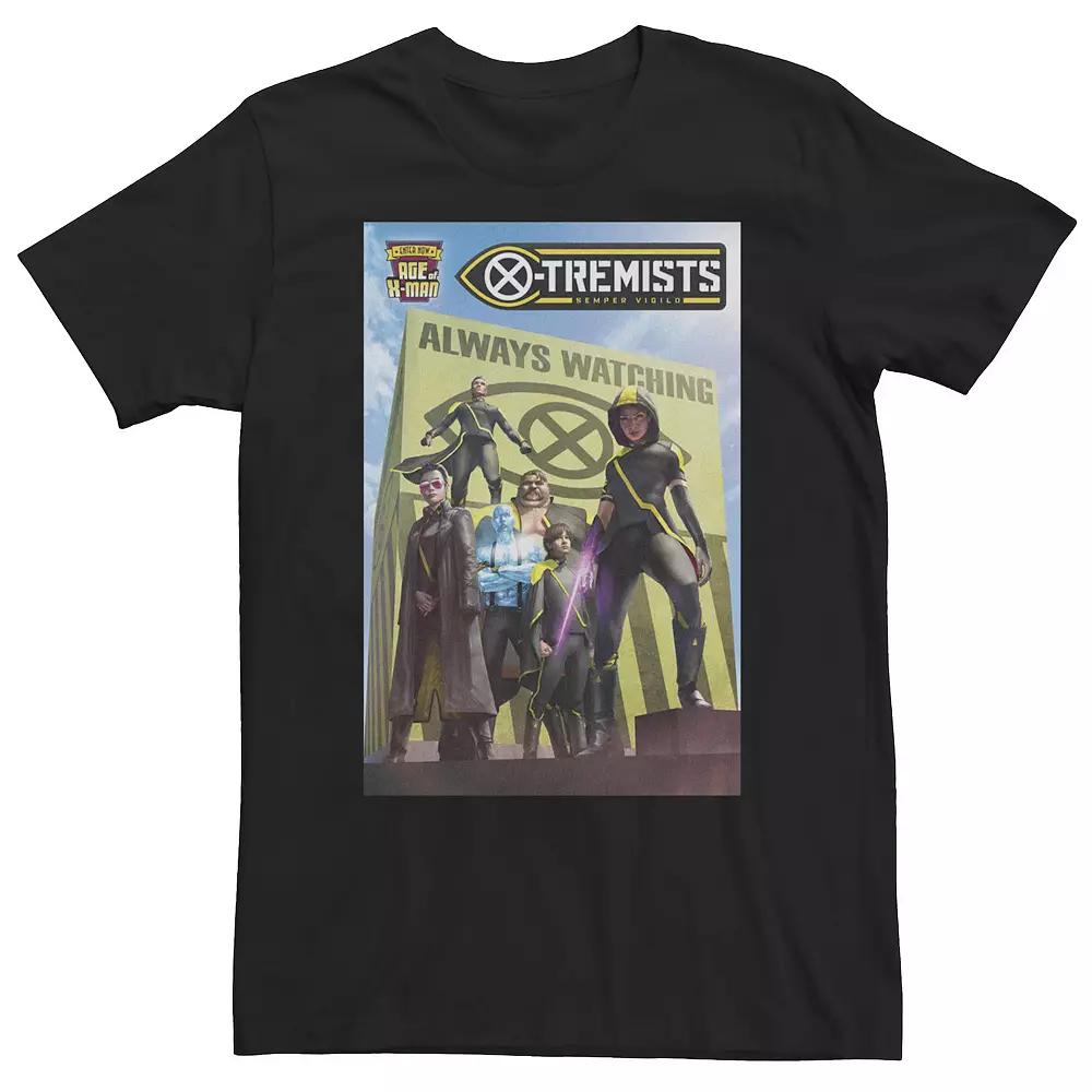 Big & Tall Marvel Comixology X-Tremists Series 1-5 Comic Book Cover Tee, Men's, Size: 3XL, Black Product Image