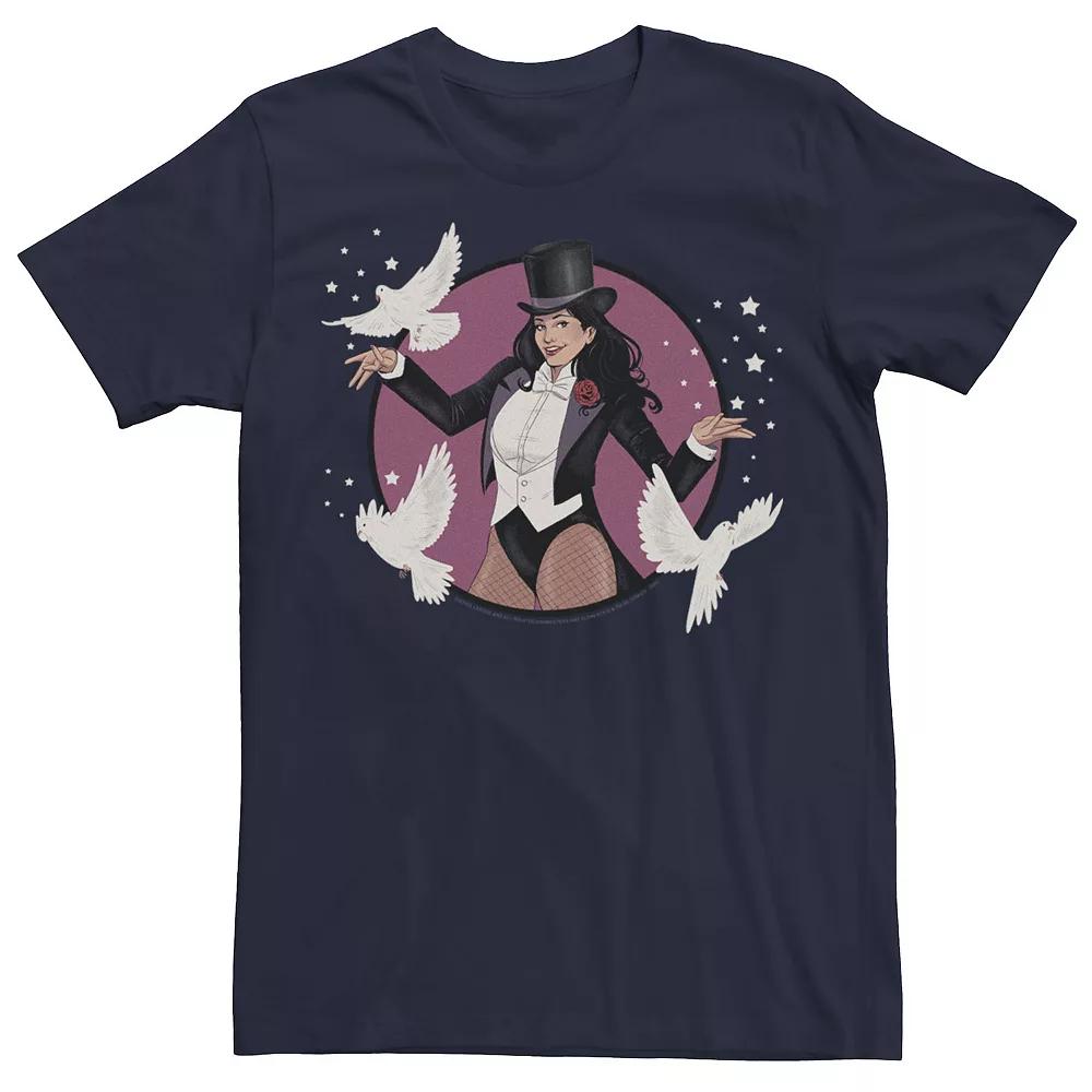 Men's DC Fandome Justice League Zatanna Portrait Tee, Size: Large, Blue Product Image