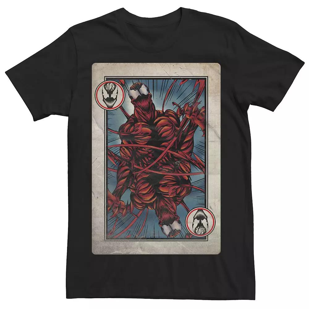 Men's Marvel Carnage Playing Card Tee,  Product Image