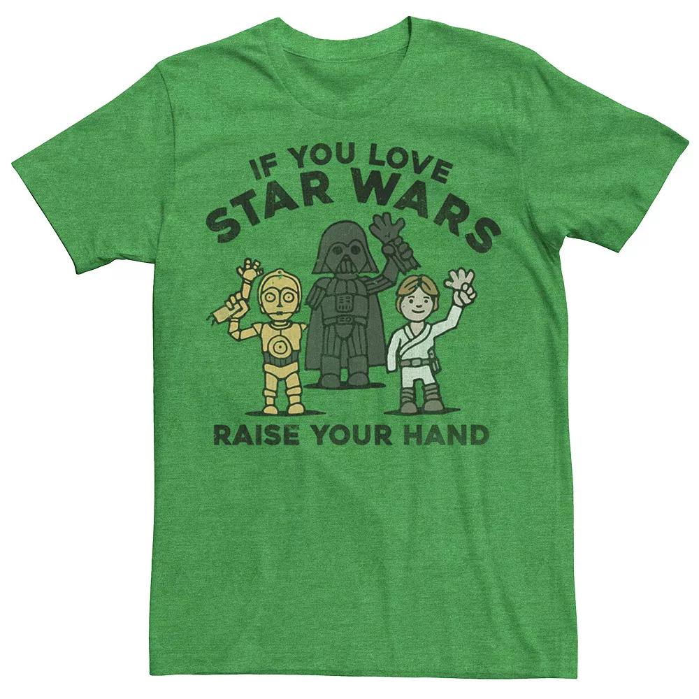 Men's Star Wars Raise Your Hands Doodle Sketch Tee,  Product Image