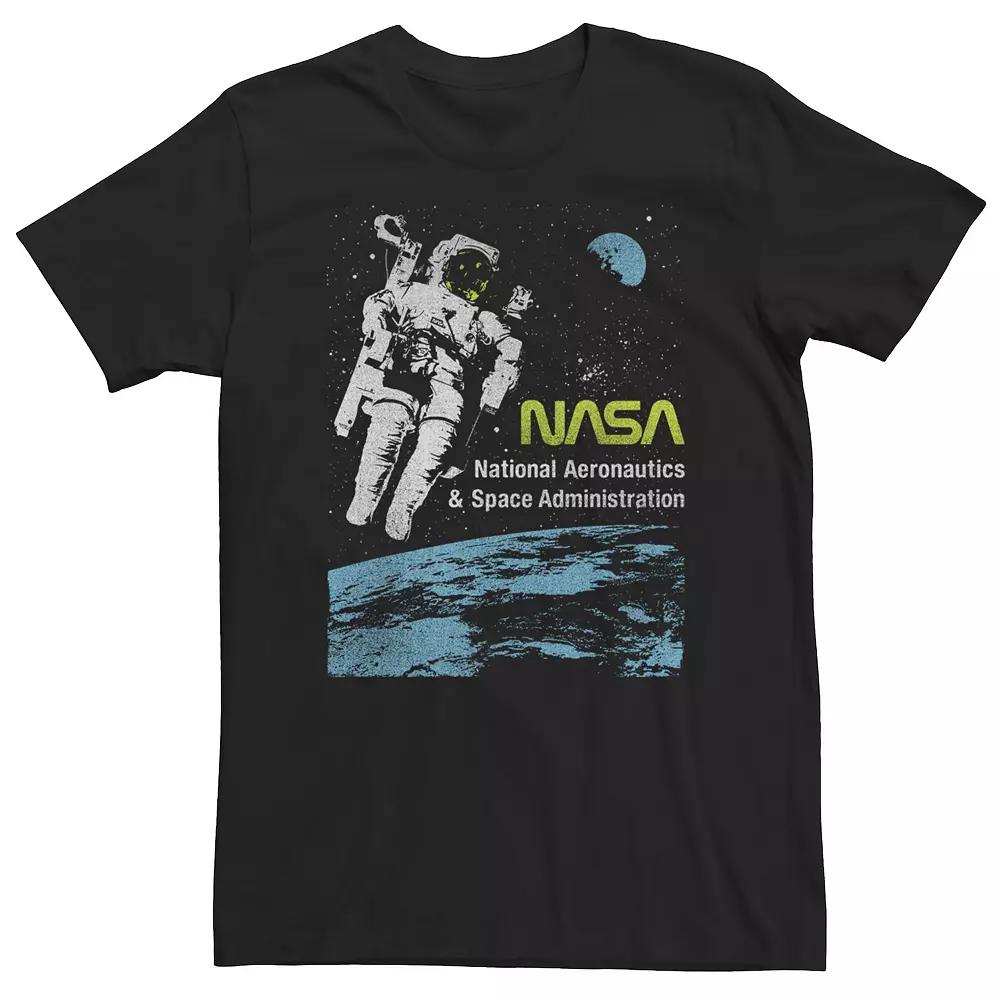 Big & Tall NASA Sky Walker Portrait Logo Tee, Men's, Size: 4XL, Black Product Image