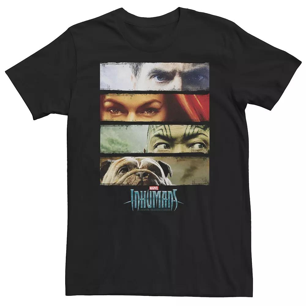 Big & Tall Marvel Inhumans TV Series Royal Family Glaring Eyes Tee, Men's,  Product Image