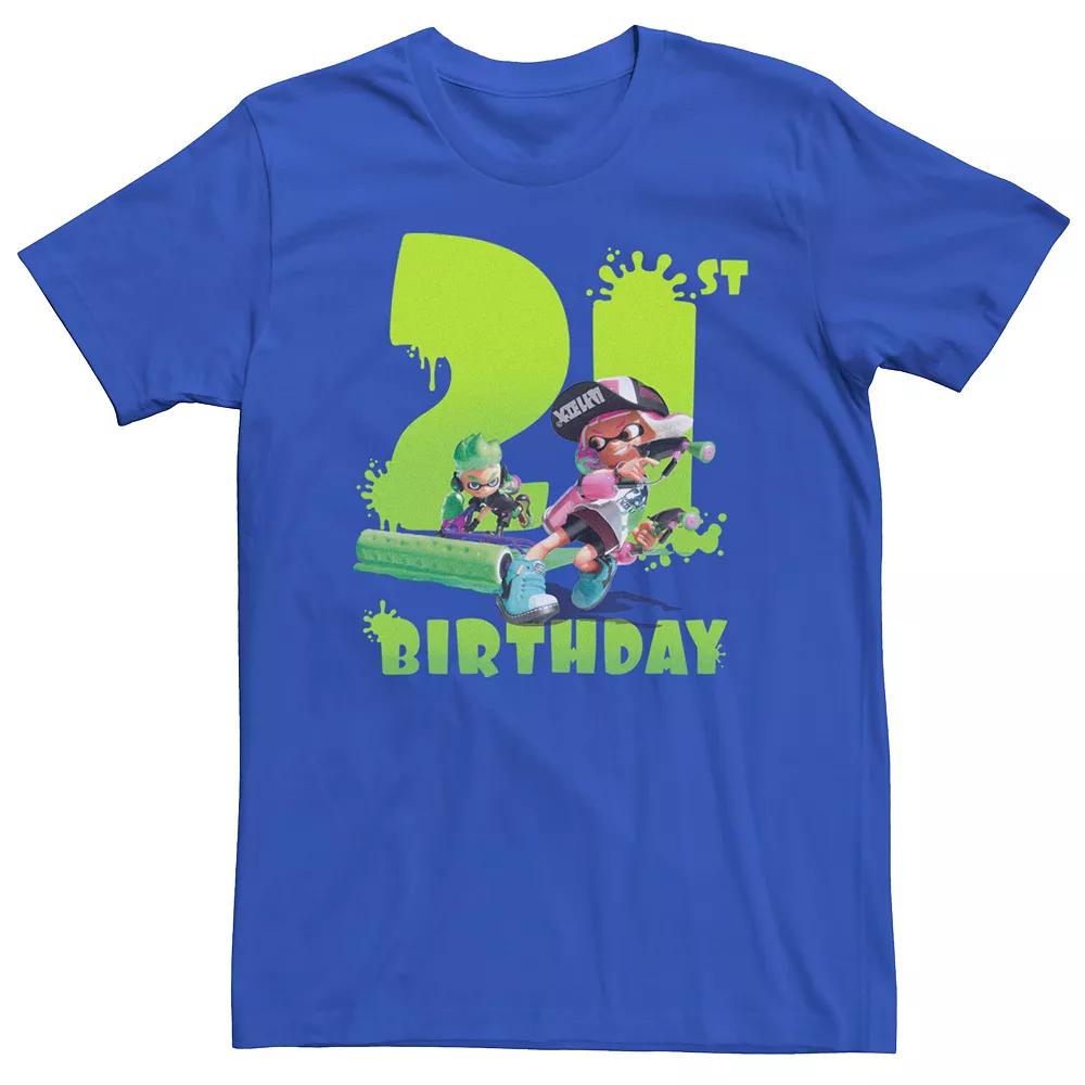Men's Nintendo Splatoon 21st Birthday Tee,  Product Image