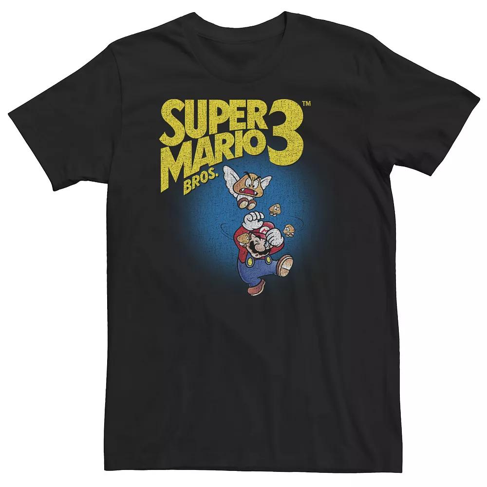 Big & Tall Nintendo Mario Attacked Tee, Men's,  Product Image