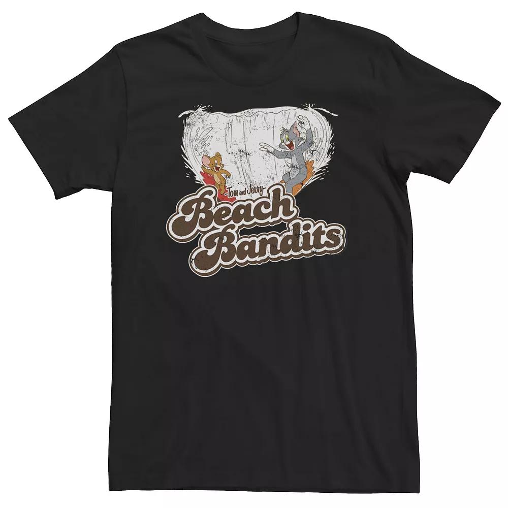 Big & Tall Tom & Jerry Beach Bandits Tee, Men's,  Product Image