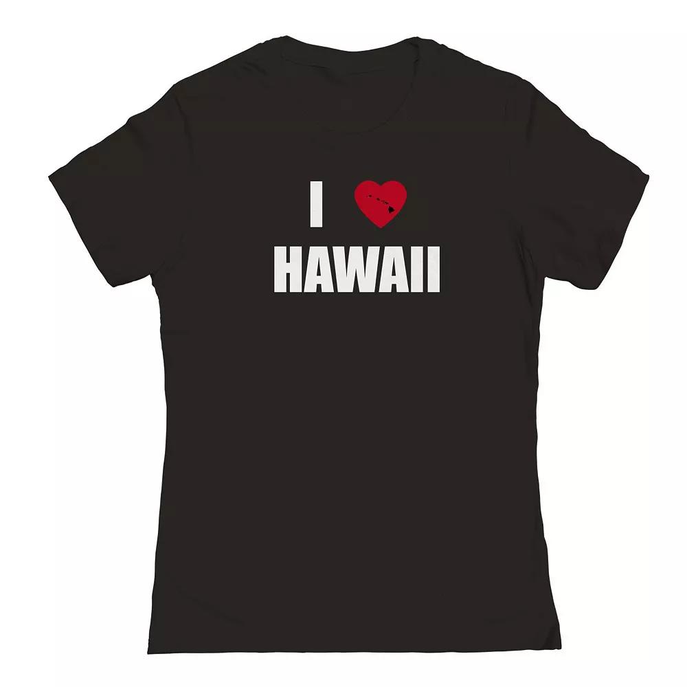 Junior's I Heart Hawaii Graphic Tee, Women's,  Product Image