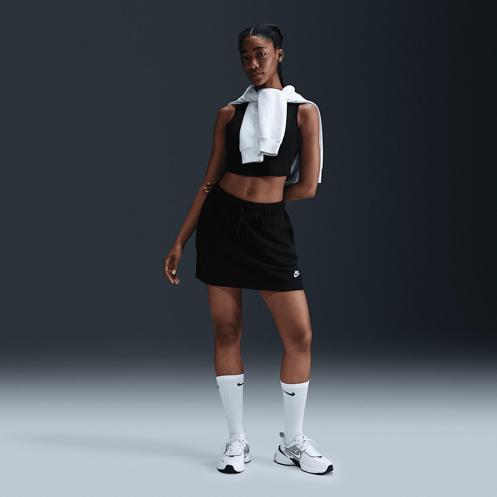 Womens Nike Sportswear Club Fleece Mid-Rise Skirt | HV2344-699 Product Image