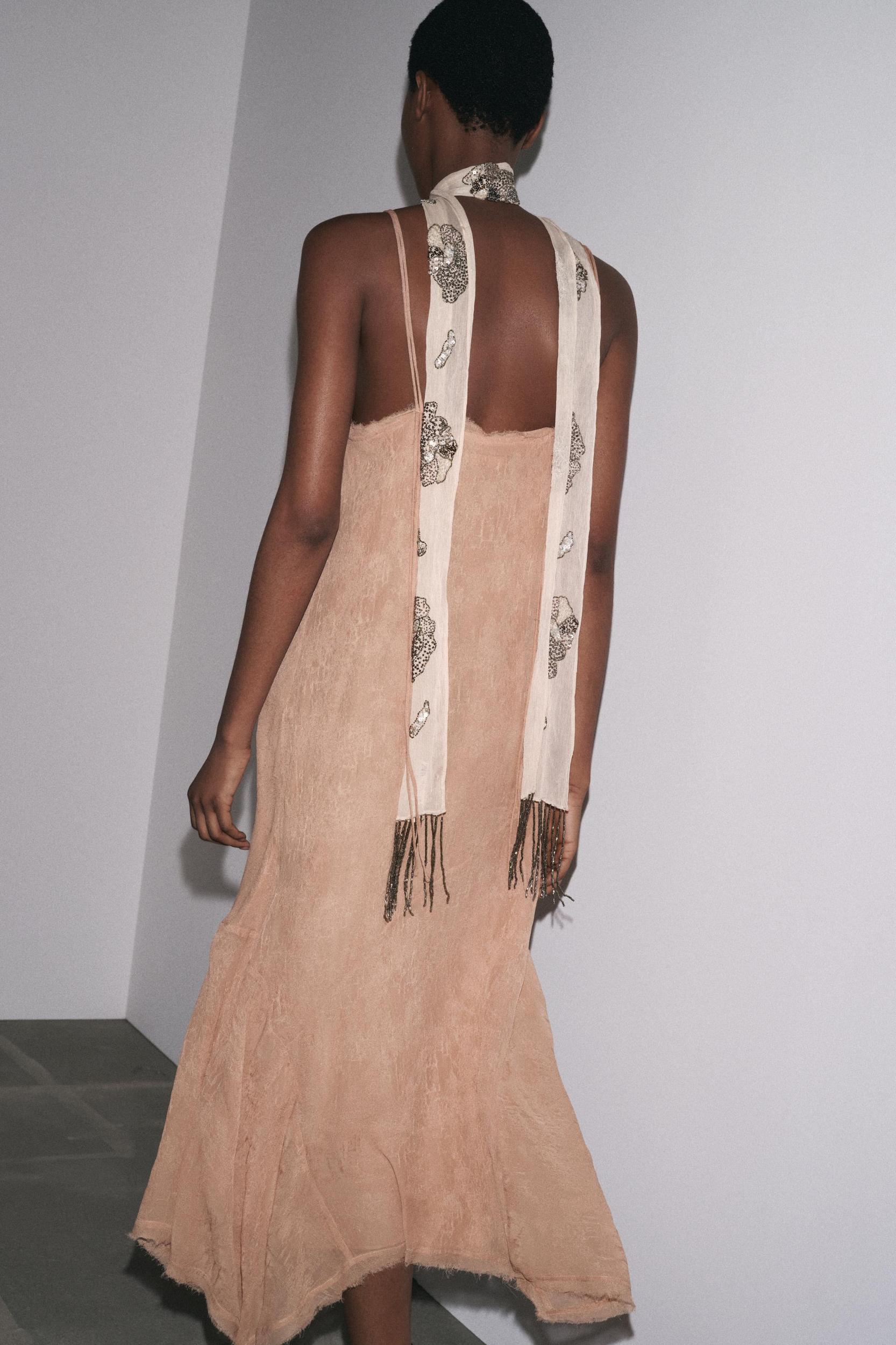 ZW COLLECTION EMBROIDERED ASYMMETRIC DRESS Product Image