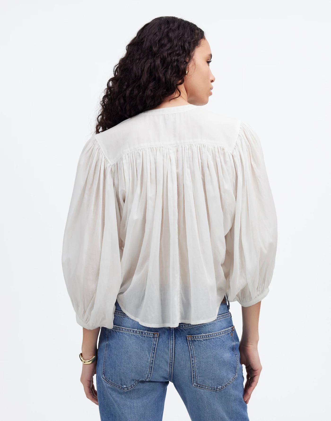 Balloon-Sleeve Top Product Image