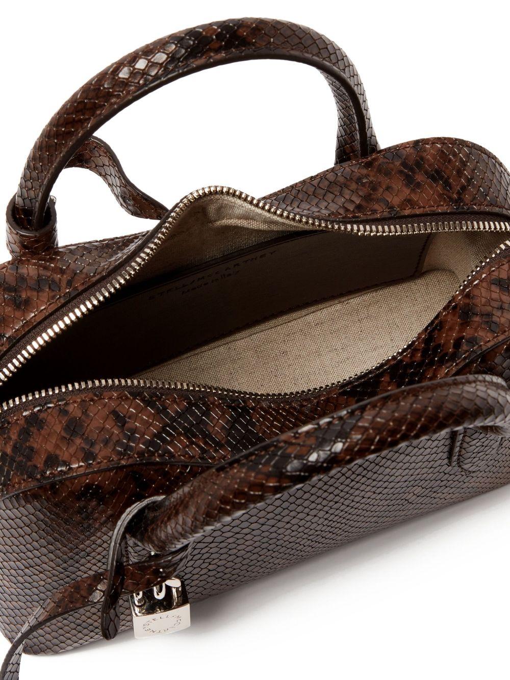 snake-print tote bag Product Image